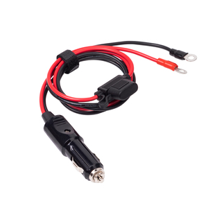 汽车逆变器车载点烟器插头12V/24伏转110~240V电源转换线通用连接